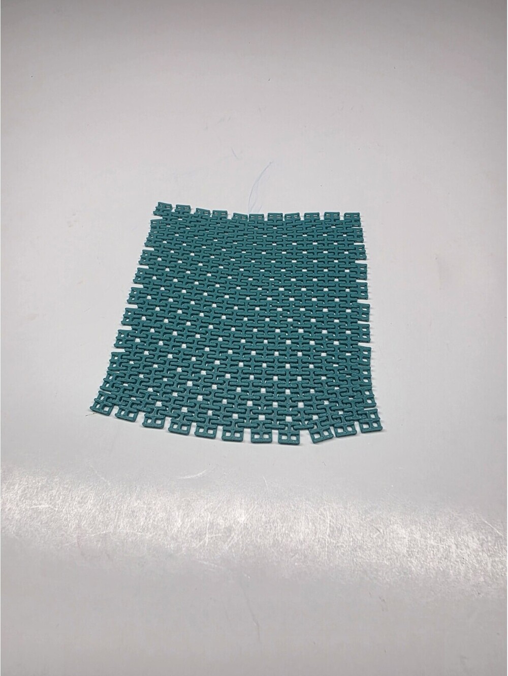 3D Printed Flexible Chainmail Coaster, Sensory Fidget Toy, Flat Fabric